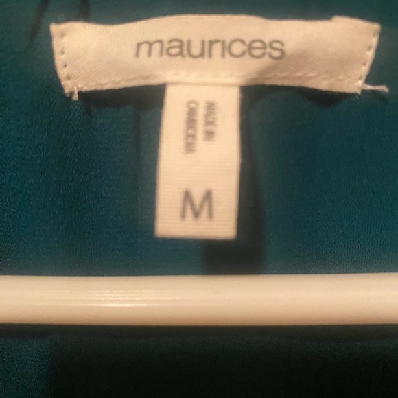 Maurices Women's Blouses Size M in Black, Teal, and Light Blue - Picture 10 of 10
